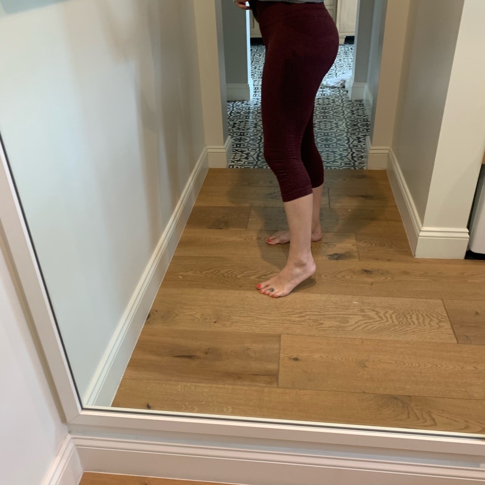 Seemless lululemon crops